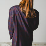 400 ARMANI double-breasted grey jacket with silver rhinestones in pure lightweight virgin wool with rhinestone illustration and colours - Size 50