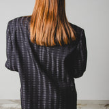 400 ARMANI double-breasted grey jacket with silver rhinestones in pure lightweight virgin wool with rhinestone illustration and colours - Size 50