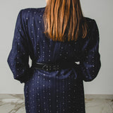 400 ARMANI double-breasted grey jacket with silver rhinestones in pure lightweight virgin wool with rhinestone illustration and colours - Size 50