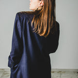 400 ARMANI double-breasted grey jacket with silver rhinestones in pure lightweight virgin wool with rhinestone illustration and colours - Size 50