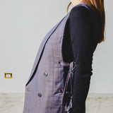 400 ARMANI double-breasted grey jacket with silver rhinestones in pure lightweight virgin wool with rhinestone illustration and colours - Size 50