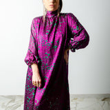 OPERA dress - Green wide necked tailored dress - piece