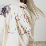 400 ARMANI double-breasted grey jacket with silver rhinestones in pure lightweight virgin wool with rhinestone illustration and colours - Size 50