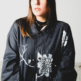 400 ARMANI double-breasted grey jacket with silver rhinestones in pure lightweight virgin wool with rhinestone illustration and colours - Size 50
