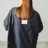 400 ARMANI double-breasted grey jacket with silver rhinestones in pure lightweight virgin wool with rhinestone illustration and colours - Size 50