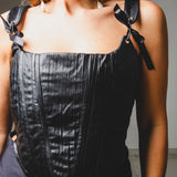 Semi-transparent tailored Margot shirt with geometric pattern