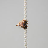 Chocker 100% Handmade con base in passamaneria panna e cuore ricamato all'interno