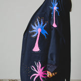 400 ARMANI double-breasted grey jacket with silver rhinestones in pure lightweight virgin wool with rhinestone illustration and colours - Size 50