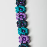 8 - PET À PORTER – VIOLET BLOOM | Collare artigianale