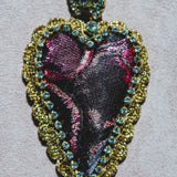 Body necklace with cascading chains - in gold-colored steel