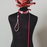 COCCHINA BAG - PURPLE/RED CROCHET WITH FRINGES
