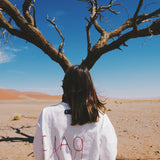 4 - TSHIRT IN COTONE SPESSO CON RICAMO E FRANGE "CIAO AMORE"  ROSSO + ROSA TG L - OVERSIZE